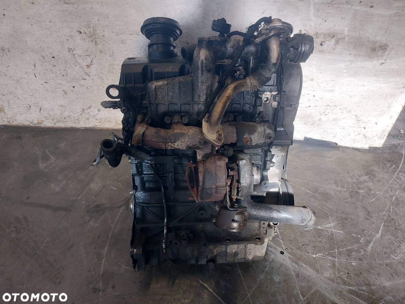 SILNIK DIESEL + UKŁAD WTRYSKOWY TURBINA GOLF IV 1.9 TDI AJM 038253019A - 1