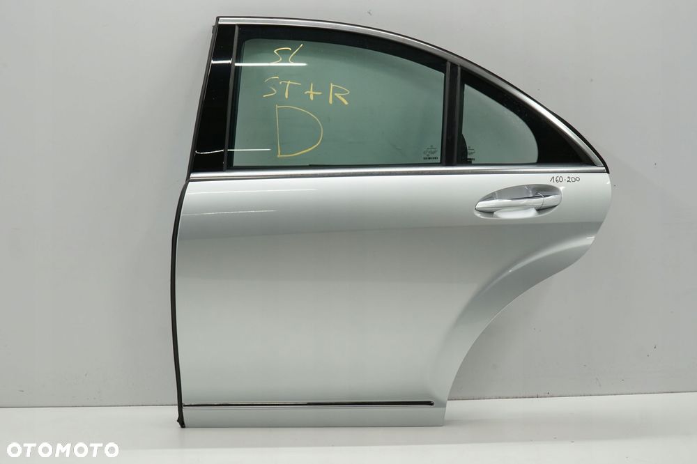 MERCEDES S-KLASA W221 08R DRZWI LEWE LEWY TYLNE TYŁ C775 - 1
