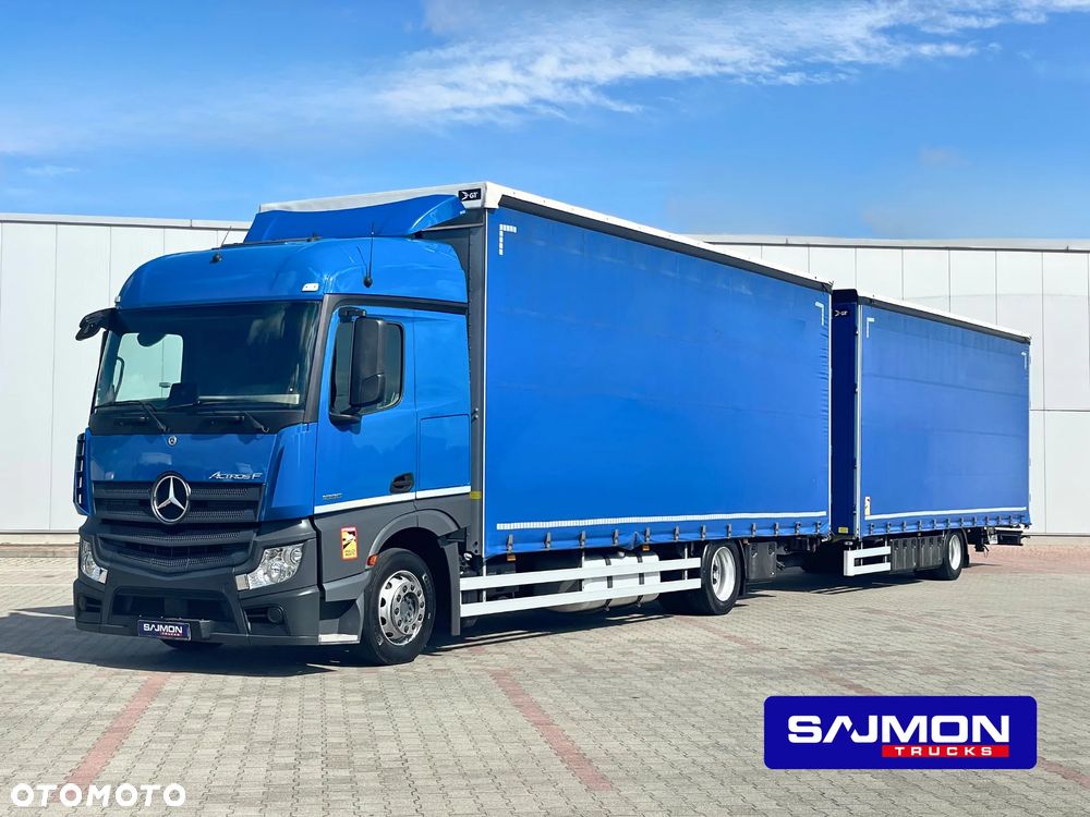 Mercedes-Benz ACTROS F 1836 / ZESTAW TANDEM 120 M3 / PRZEJAZDOWY / 7,75 M + 7,75 M / SALON PL - 2