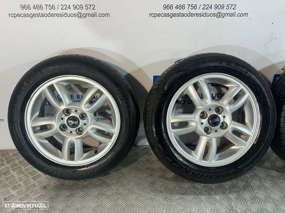 .Conjunto Jantes 15 Originais Mini Cooper One S D JCW 6791930 5.5J ET45 4x100 - 8