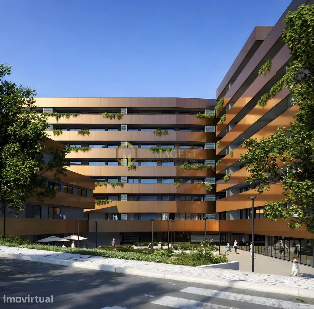 T0 Novo com Terraço e Garagem no Prestigiado Park Square - Grande imagem: 2/6