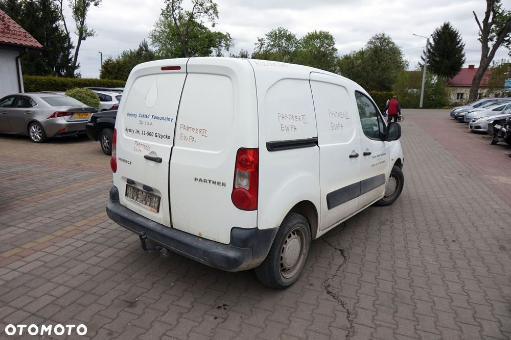 PEUGEOT PARTNER III B9 2010 EWPA 1.6 HDI DV6BTED4 75KM 20DP48 BIAŁY na części - 5