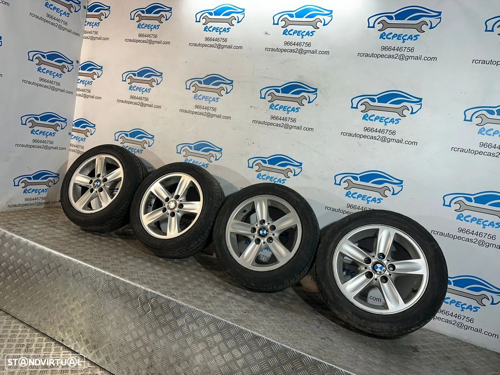 .Conjunto Jantes 16 Originais BMW Style 140 5x120 ET44 7J 6775619 - 4