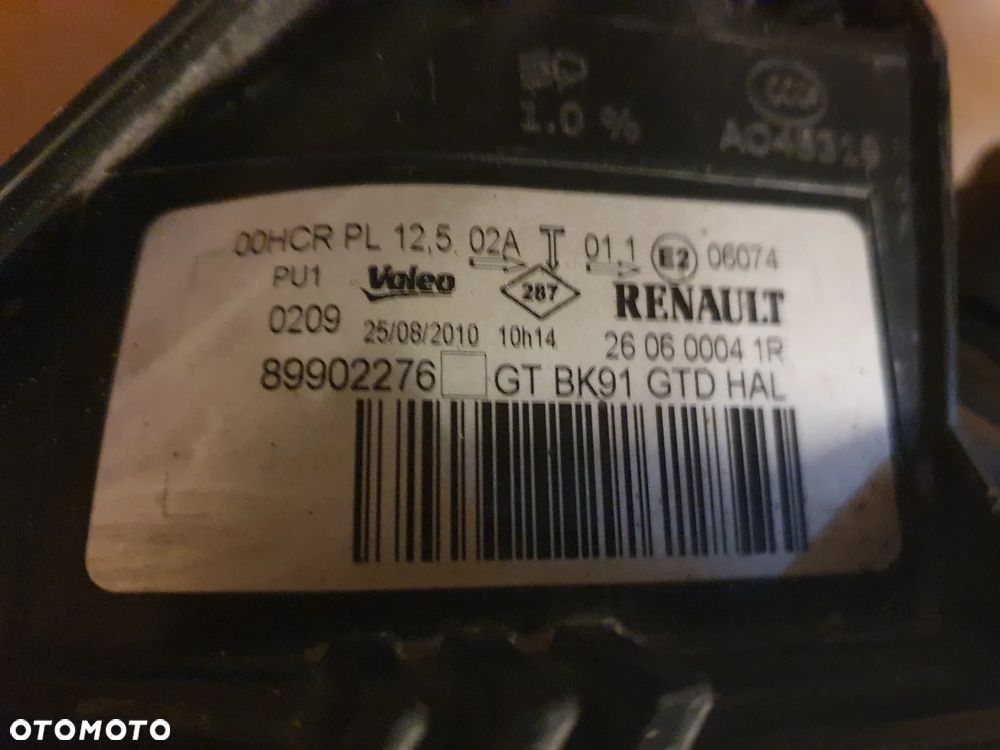 REFLEKTOR L/P RENAULT LAGUNA 3 III GT SOCZEWKA EUROPA - 4