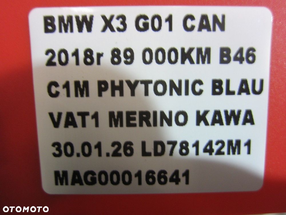 BMW X3 G01 X4 F30 G30 B46 11658631891 TURBOSPRĘŻARKA TURBINA 7637563 TURBO - 12