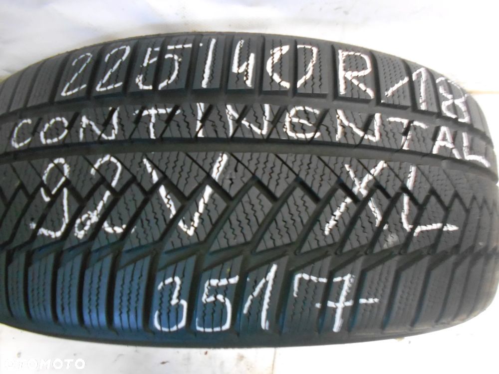 OPONA POJEDYNKA  225/40R18 CONTINENTAL WINTER CONTACT TS 850 P XL DOT 3517 8MM - 1
