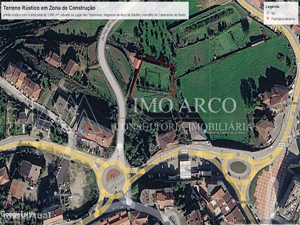 Terreno Urbano para Construção - Arco de Baúlhe - Grande imagem: 3/4