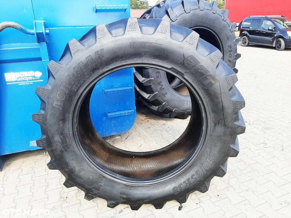 Opona używana rolnicza 540/65R38 BKT AGRIMAX 1700zł W4078 - 2