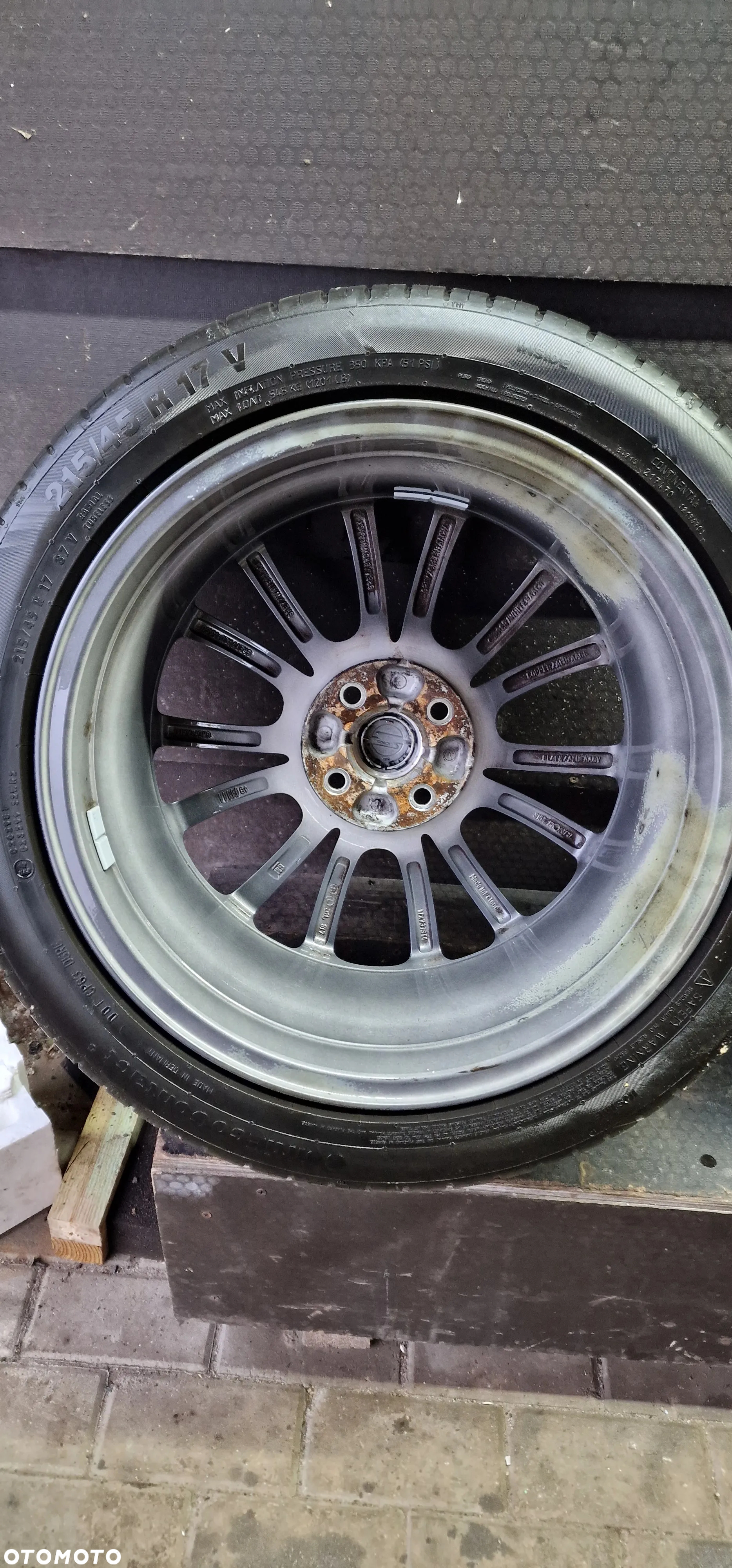 ALUFELGI +OPONY LETNIE Continental 215/45 17 OPEL Adam CORSA E 4X100 ET44 R17 - 10
