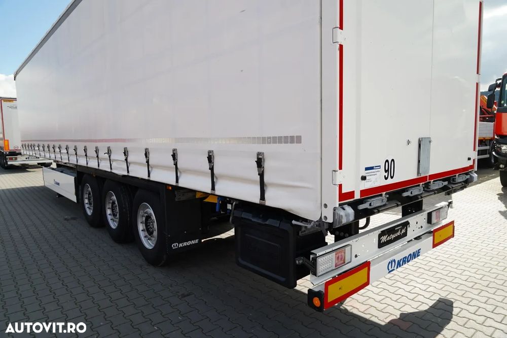Krone 421 / 5 000 CORTINĂ KRONE / COȘ PENTRU PALEȚI / 2 AXE RIDICATIVE / 2024 / PUȚIN FOLOSIT - 11