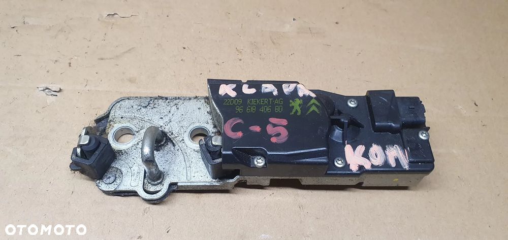 Zamek klapy bagażnika Citroen C5 III Kombi 9661840680 - 1
