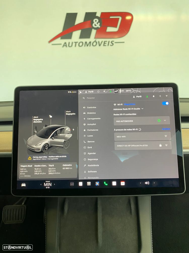 Tesla Model 3 Long Range Tração Traseira - 21