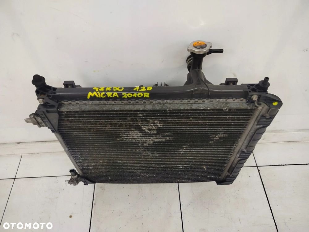 NISSAN MICRA K13 - KOMPLET CHŁODNIC WENTYLATOR 1.2 BENZYNA - 2
