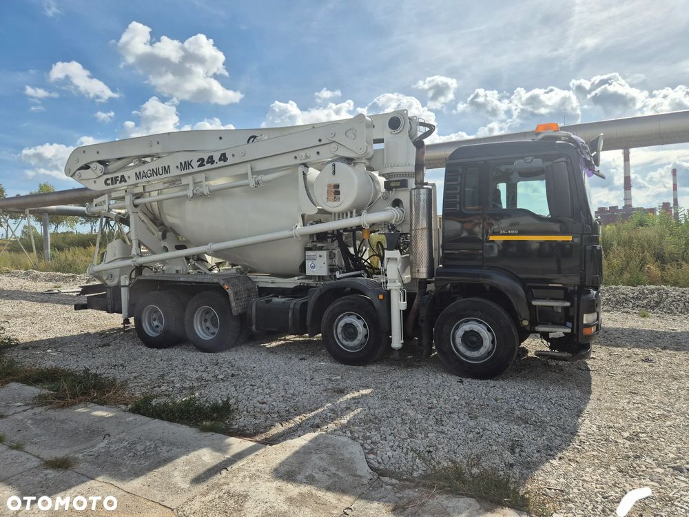 MAN 35.480 8x4 CIFA 24m+9m3 pompogruszka pompa do betonu - 3