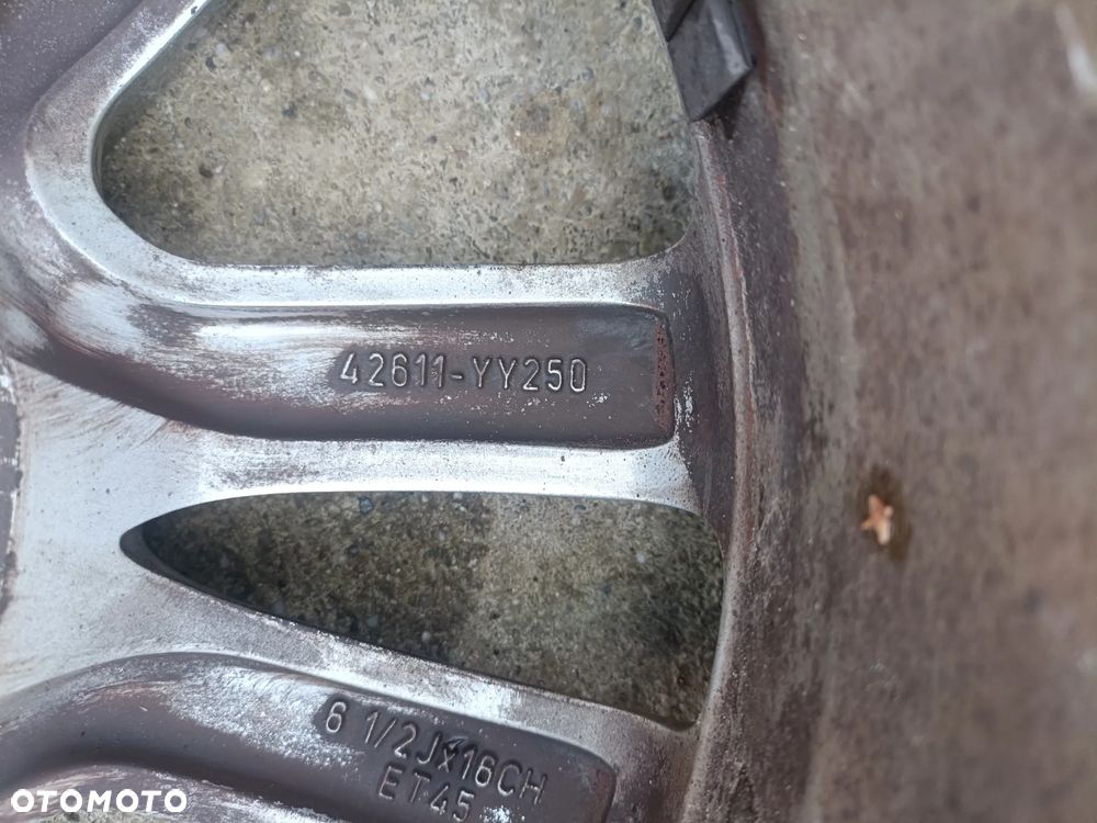 TOYOTA AURIS I 06-12 4 sztuki komplet felg alufelg 16'' ET 45 * - 11