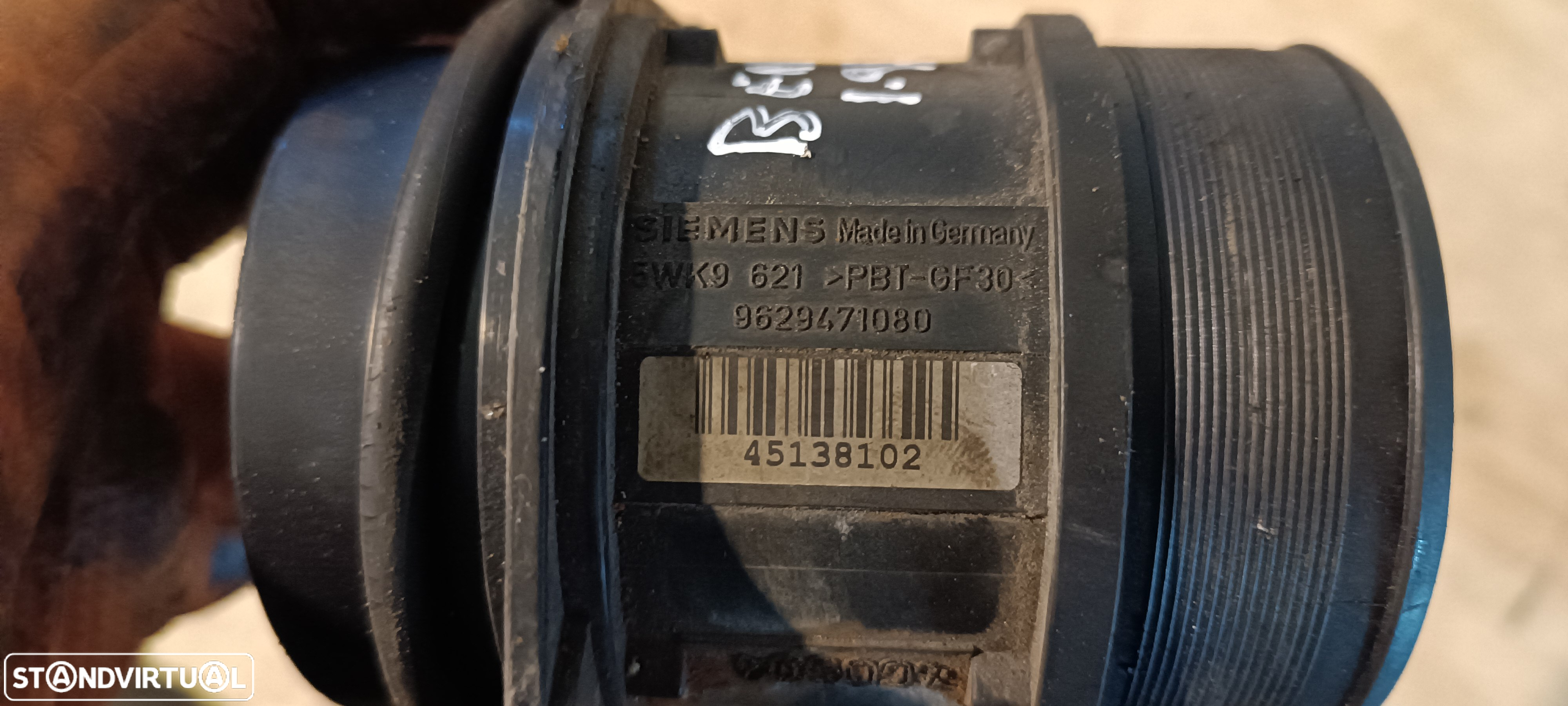 MEDIDOR DE MASSA DE AR CITROEN BERLINGO PEUGEOT PARTNER 1.9D 2.0HDI 9629171080 - 2