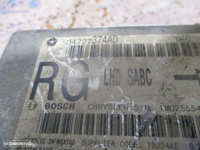 Modulo Airbag 04727374AD CHRYSLER GRAND VOYAGER 4 FASE 2 LONG 2006 2.8CRD 150CV 5P PRETO - 4