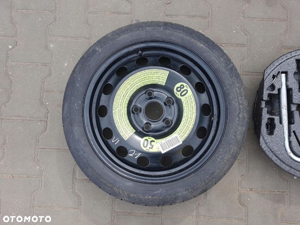 VW GOLF VI V TOURAN EOS KOŁO DOJAZDOWE 16 5X112 LEWAREK WKŁAD - 2