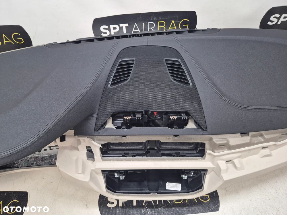 BMW G30 G31 SERIA 5 DESKA ROZDZIELCZA KONSOLA KOKPIT PULPIT PODUSZKI AIRBAG AIR BAG PASY KIT SET - 3
