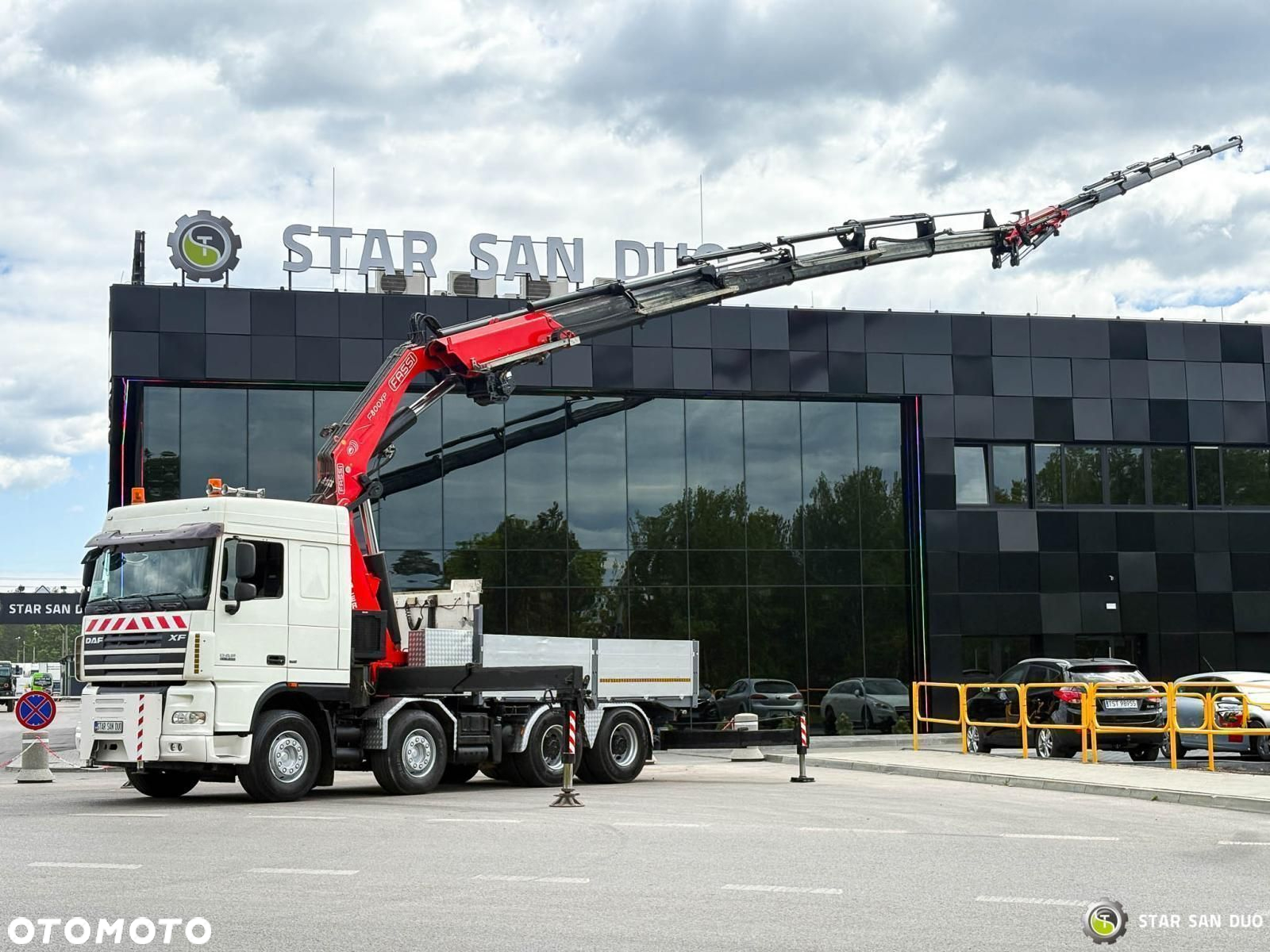 DAF XF 105.510 8x4 FASSI F800 XP Żuraw Siodło Wciągarka - 7