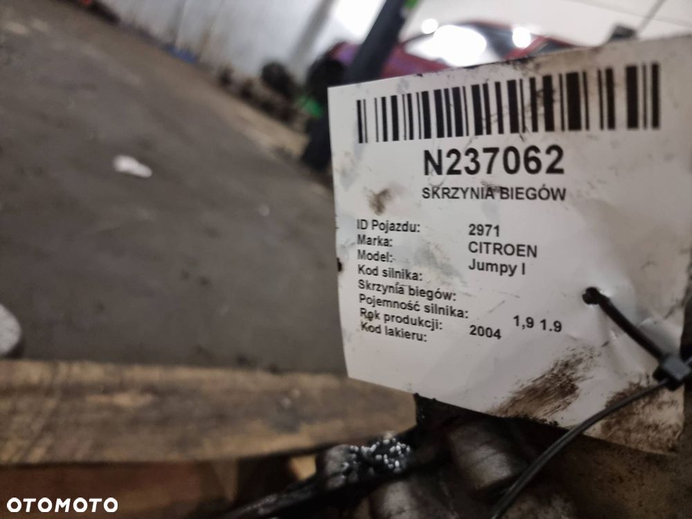 SKRZYNIA BIEGÓW CITROEN Jumpy I 1.9 HDI - 2