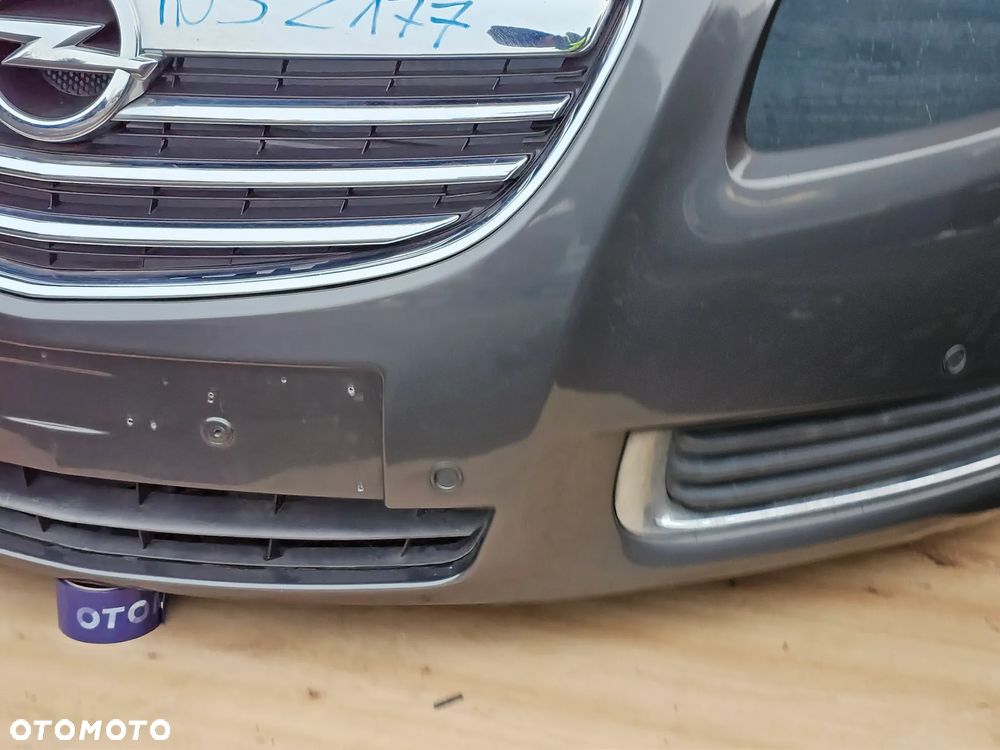 ZDERZAK PRZÓD PRZEDNI PRZED LIFT OPEL INSIGNIA A Z177 PDC SPRYSKI XENON ATRAPA KRATKI KOMPLET EUROPA - 4