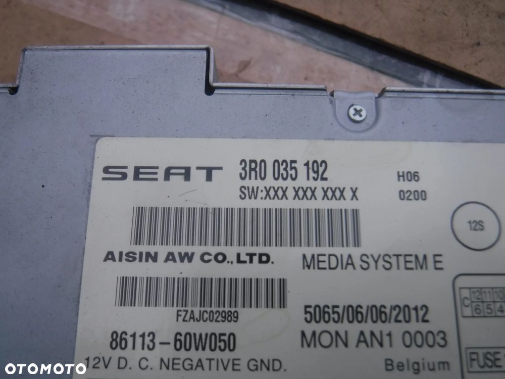 Seat Exeo  nawigacja navi  3R0035192 plyta - 4