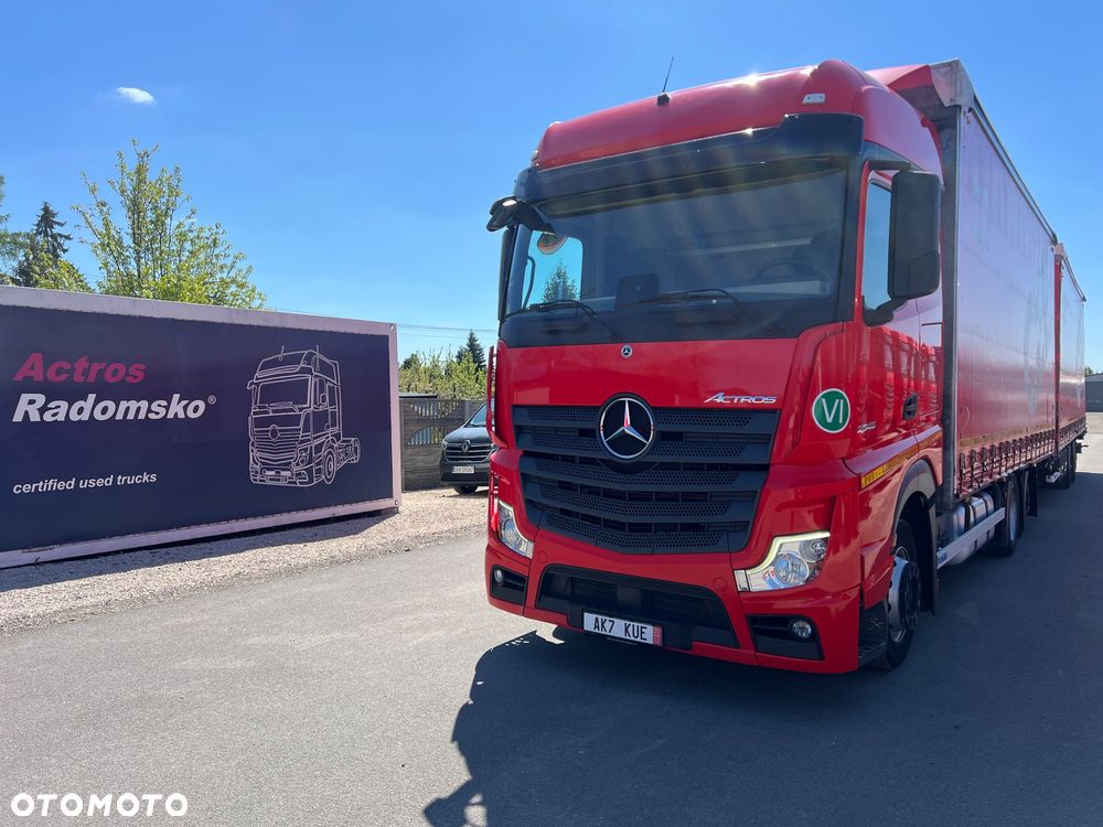 Mercedes-Benz ACTROS  MP5 euro6 6x2 jumbo zestaw  120m 38palet - 7