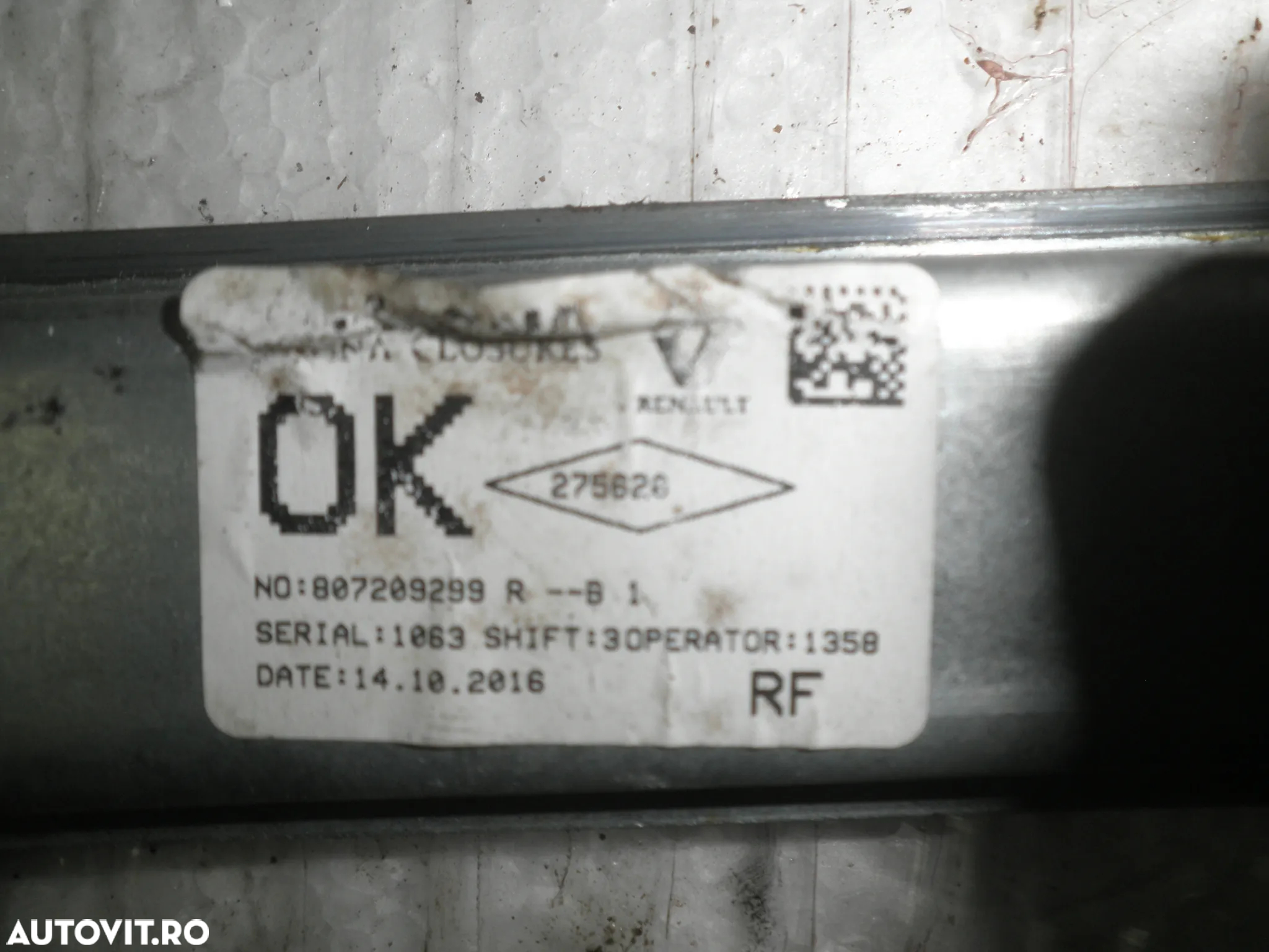 Macara cu motoras geam stanga / dreapta fata / spate Dacia Sandero , Logan , 807209299R - 5