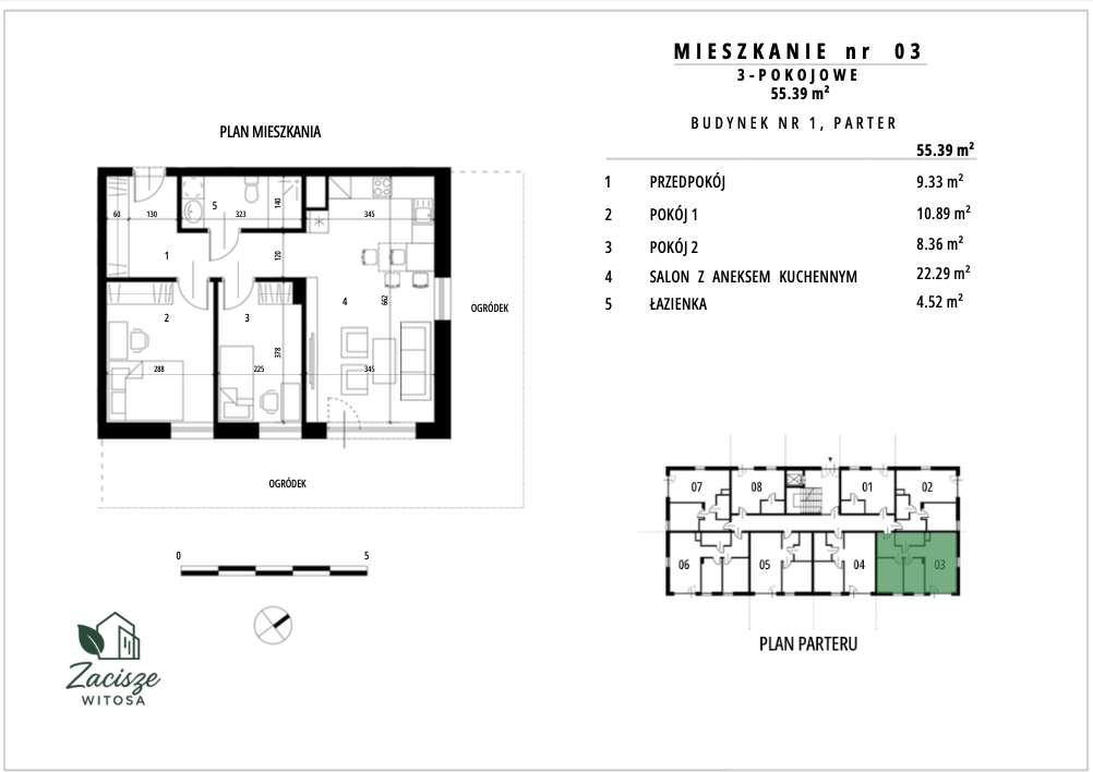 Mieszkanie nr 3 Zacisze Witosa, Chrzanów