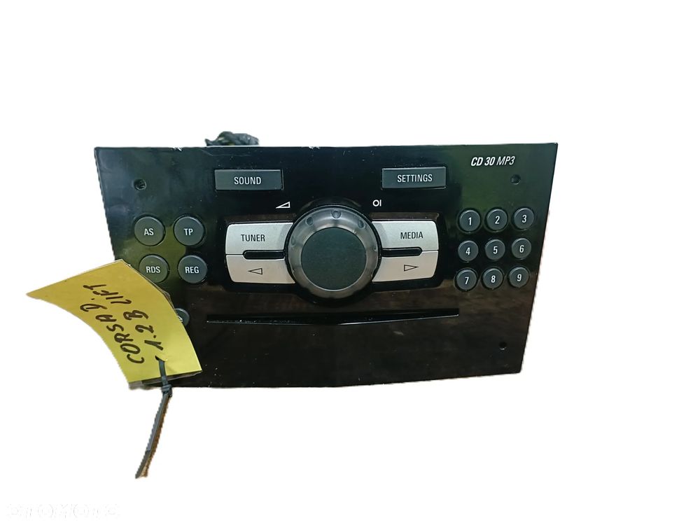 OPEL CORSA IV D 06-14 LIFT 1,2 B radioodtwarzacz radioodbiornik radio 13440632 DELPHI 497316088 * - 1