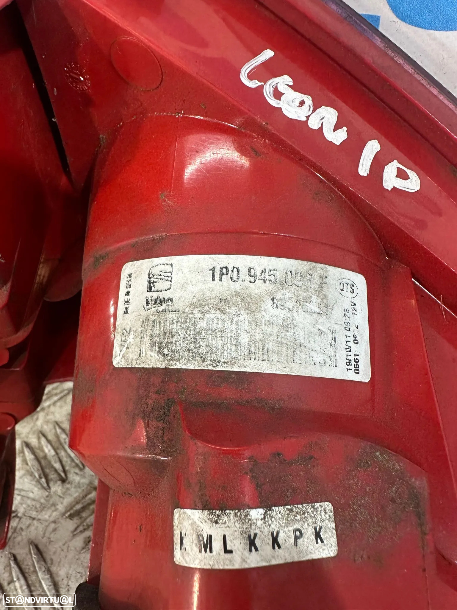.Conjunto Farolins Tras Traseiro Direito Esquerdo Original Seat Leon 1P Mk2 1P0945095F 1P0945096F 2005 a 2012 - 14