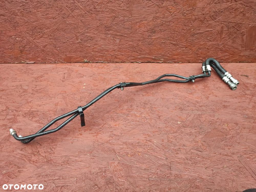 BMW E60 LCI / E61 LCI. ORYGINALNE PRZEWODY OLEJU DO AUTOMATYCZNEJ SKRZYNI BIEGÓW 6HP21 DO SILNIKA N53 / N52 O NR: 7 592 520 / 7 581 407 / 7 576 177 / 7 572 454 OEM. W BARDZO DOBRYM STANIE TECHNICZNYM. - 1