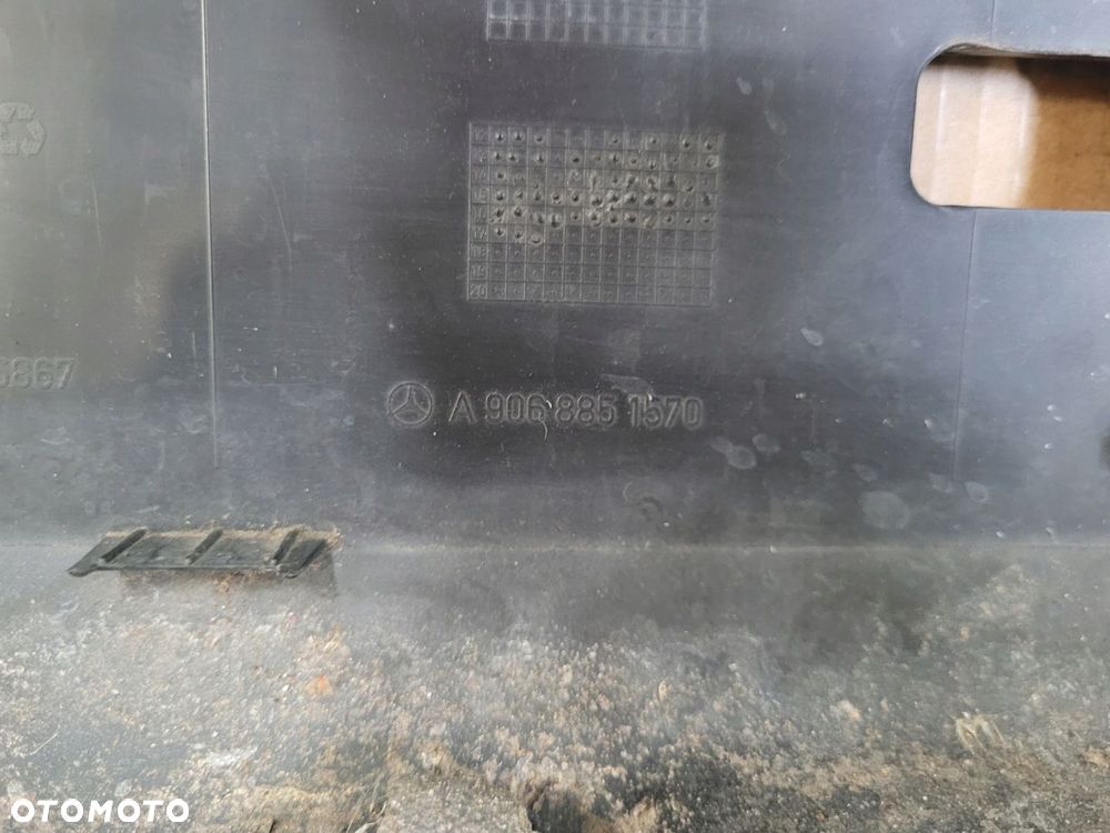 ZDERZAK PRZEDNI MERCEDES SPRINTER 906 LIFT A9068851570 PDC HALOGENY - 9