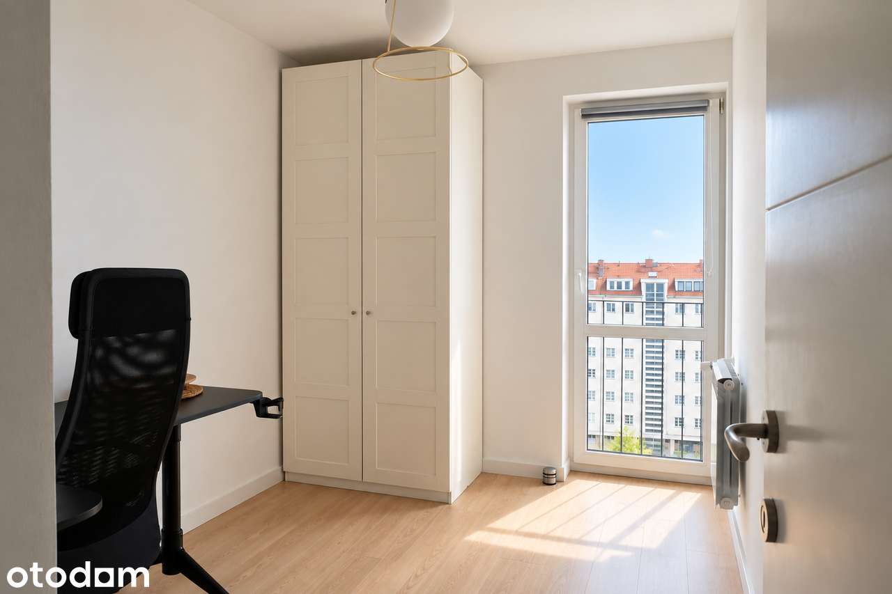 Kamionek: 3 pokoje 55 m², balkon, panorama Warszawy. BEZPOŚREDNIO