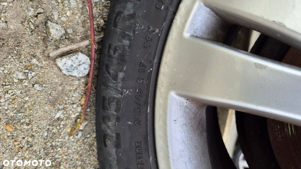Koło koła opona opony felga felgi alufelgi Mercedes C Klasa W204 W212 5x112 225/45R17 - 4