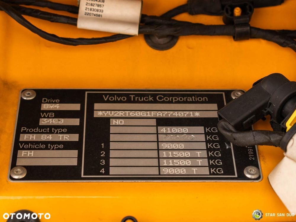 Volvo FH 540 8x4 HMF 6020 Fly Jib  Wciągarka Ciągnik - 20