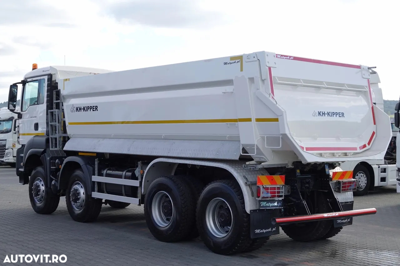 MAN TGS 41.460 / 8x8 / REAR TIPPER / MANUAL / KH-KIPPER / EURO 6 / 2019 YEAR - 7