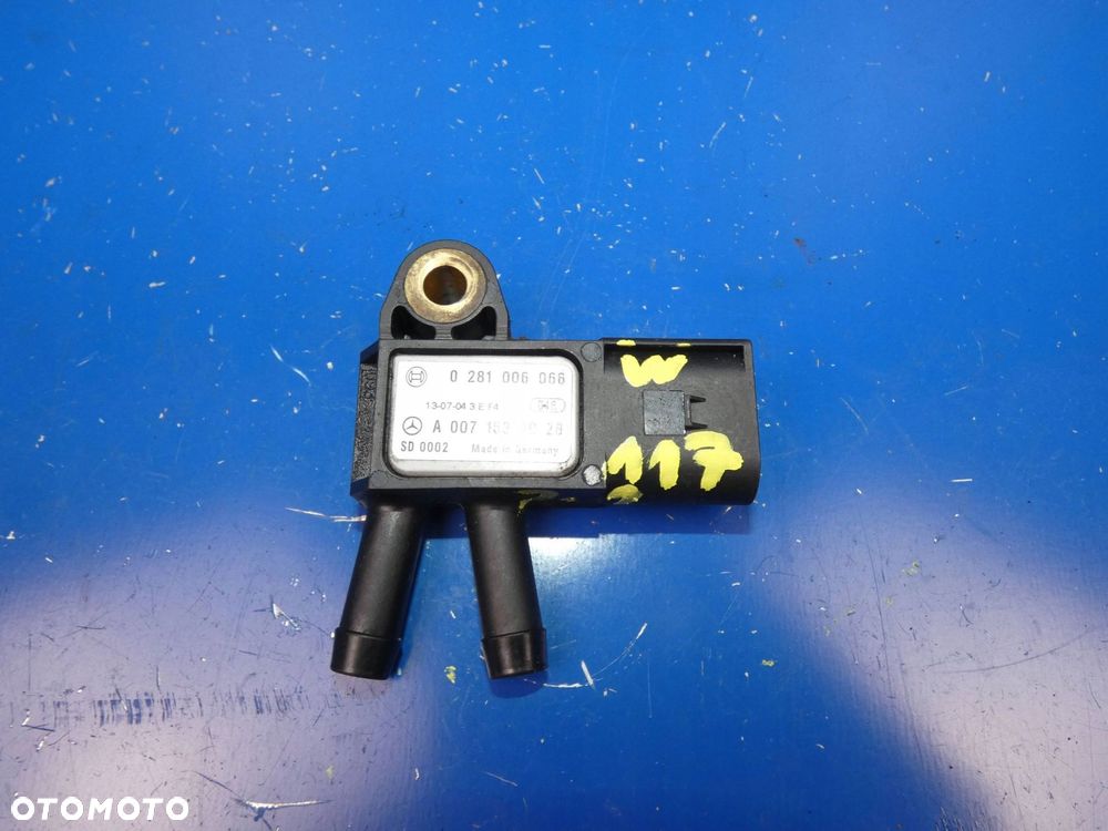 MERCEDES CLA W117 A W176 B W246 1.8 2.2 CDI CZUJNIK CIŚNIENIA SPALIN DPF - 1