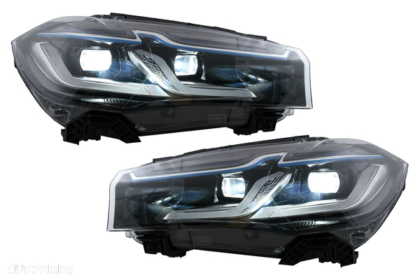 Faruri Full LED compatibil cu BMW X5 F15 (2013-2018) Conversie de la H