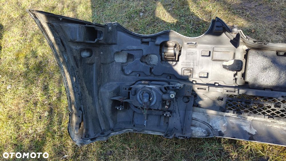MERCEDES W203 Zderzak przedni Przód Pod Spryskiwacze Chrom 040 Czarny Xenon Avantgarde - 23