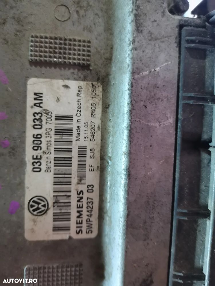 Calculator motor ecu 1.2 benzina azq 03e906033am Volkswagen VW Polo 4 9N - 2