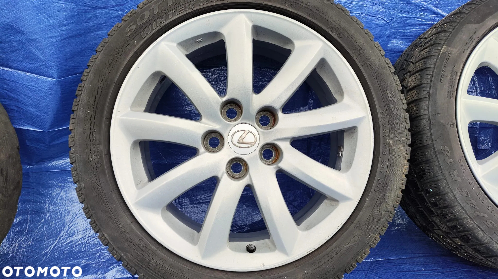 FELGI ALUMINIOWE ALUFELGI KOŁA 18 7.5J ET32 5x114.3 OPONY 235/45R18 LEXUS LS IV LS460 LS600 - 2