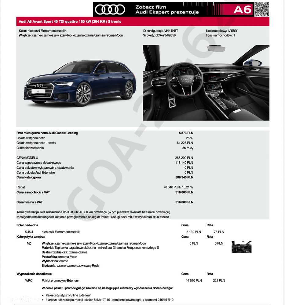 Audi A6 Avant 40 TDI mHEV Quattro S tronic - 19