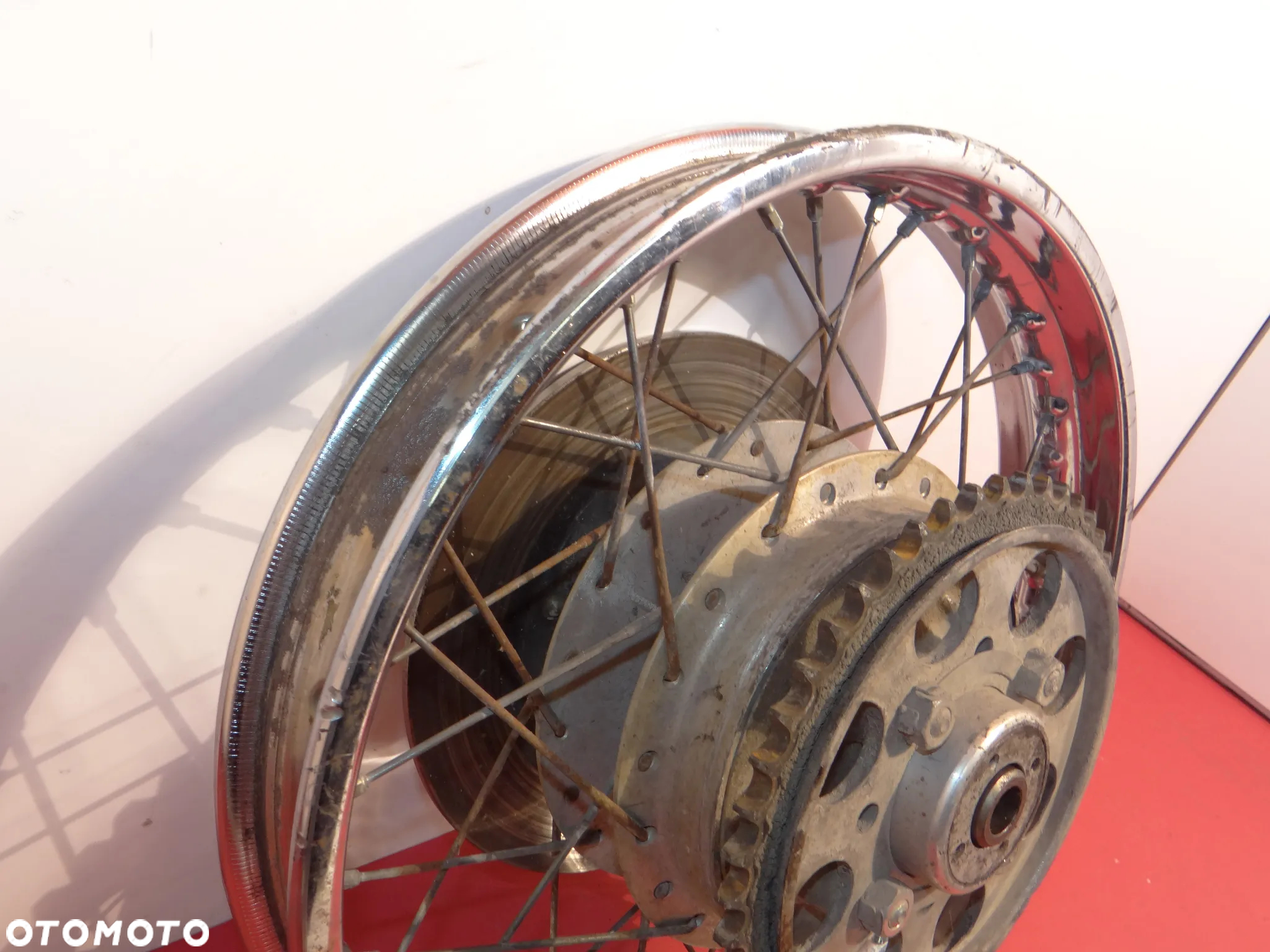 HONDA CB 750 FOUR SUPER SPORT FELGA KOŁO TYŁ TARCZA ZABIERAK ZĘBATKA  H083 - 8