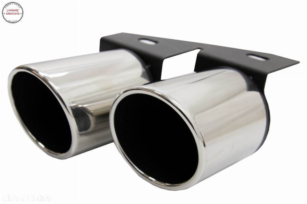 Ornamente Evacuare Audi A4 B8 B9 (2009-up) S4 Quad Design- livrare gratuita - 9