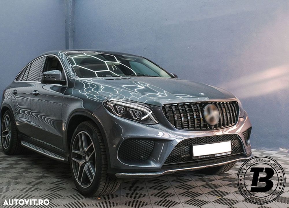 Grila compatibila cu Mercedes GLE Coupe C292 SUV W166 GT Design - 7