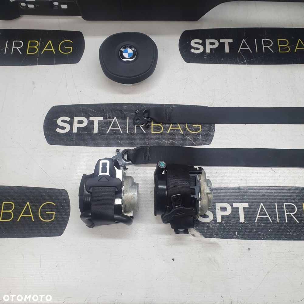 BMW X5 G05 X7 G07 LIFT LCI DESKA ROZDZIELCZA KONSOLA KOKPIT PULPIT PODUSZKI AIRBAG AIR BAG PASY KIT SET - 9