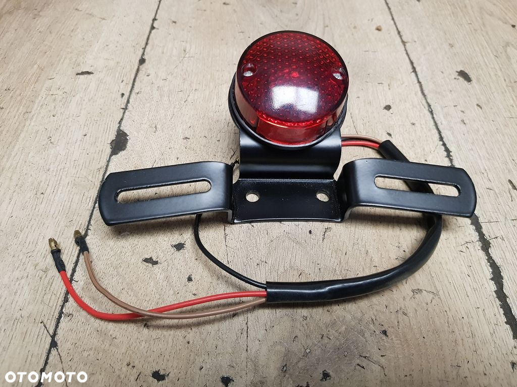 Lampa tył uchwyt tablicy Harley Cafe Racer Bobber Chopper Drag - 6