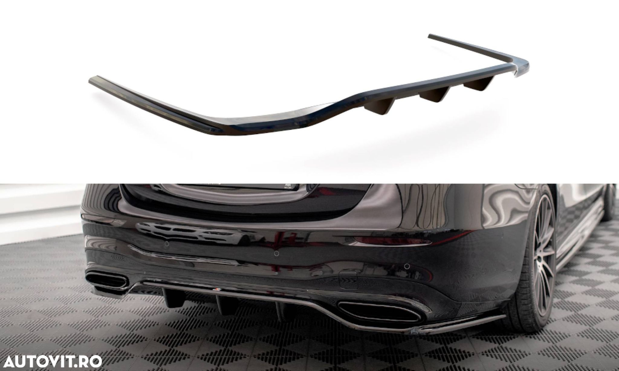 Prelungire Bara Spate compatibila cu Mercedes S Class W223 AMG Line Maxton Design - 7